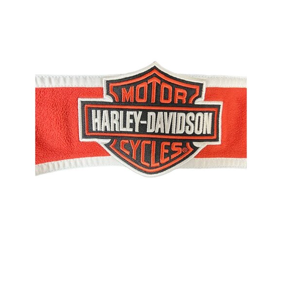 Harley-Davidson Womens Hooded Fleece Jacket Black/Red Zippered Pockets Size M Po - Picture 6 of 9